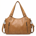 UMA - DUAL ZIPPER LARGE CAPACITY SHOULDER BAG Bennet & Stone London