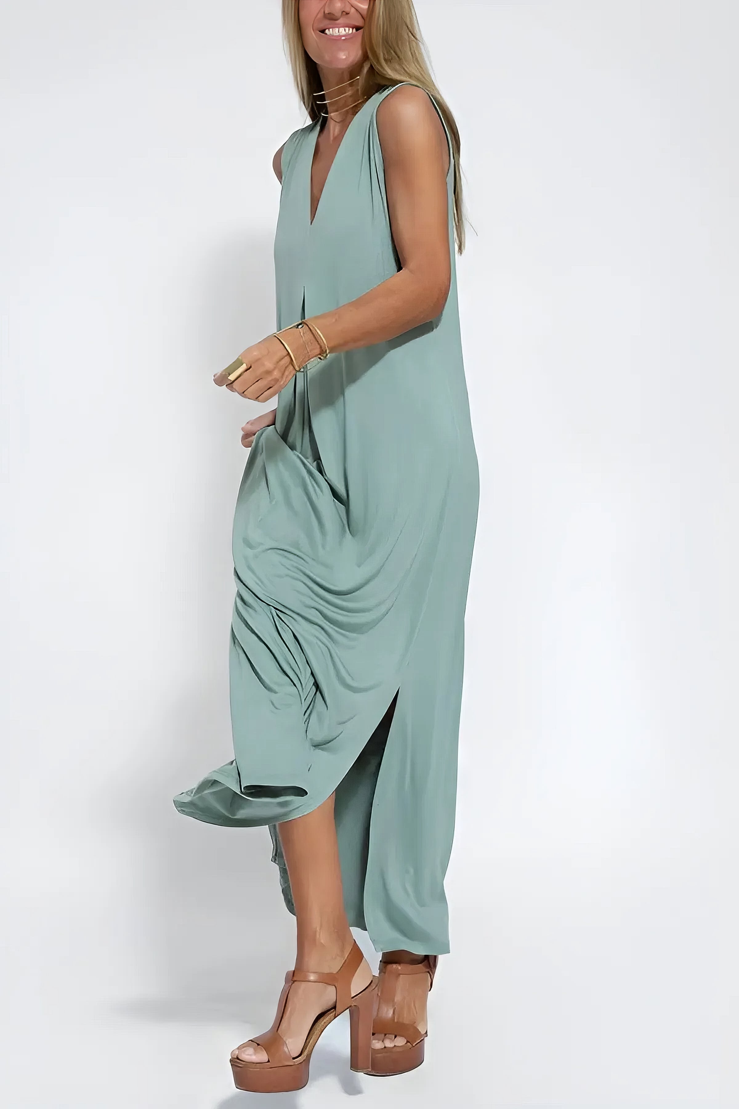 CLAIRE | ELEGANT LONG DRESS Bennet & Stone London